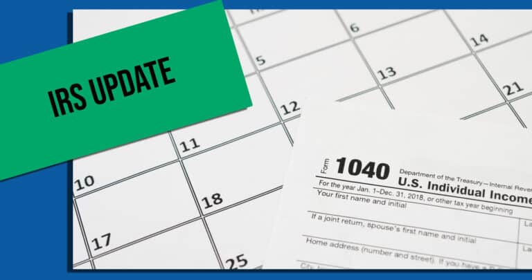 Read more about the article IRS Update
